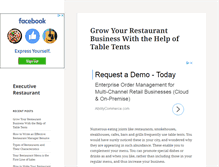 Tablet Screenshot of executiverestaurant.com